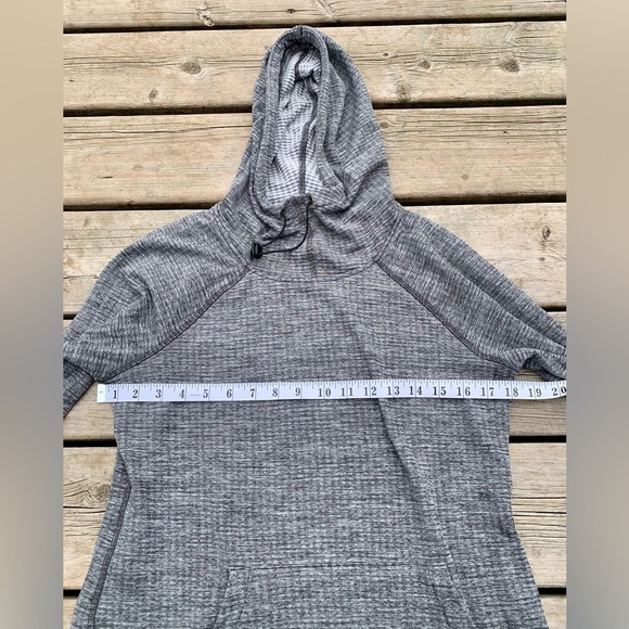 RBX Performance Hoodie – Gray Cowl Neck Pullover, Size M - Picture 3 of 8